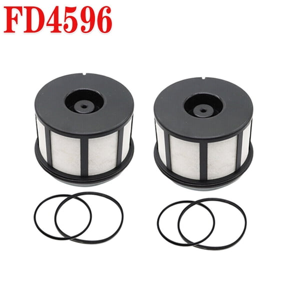 2PCS FD-4596 Fuel Filter Fit 1999-2007 7.3L PowerStroke Diesel