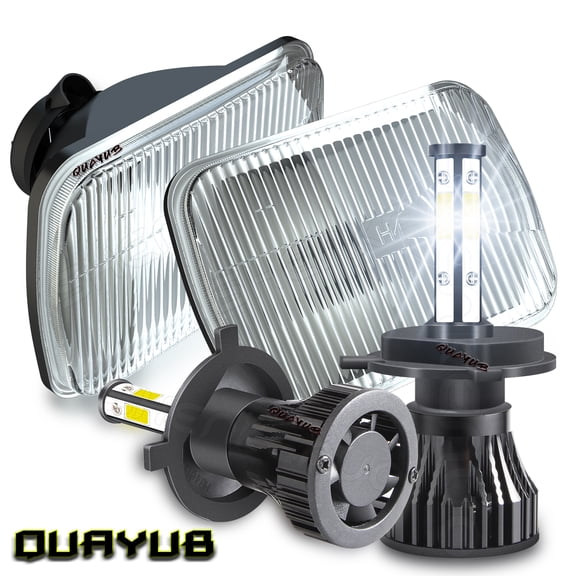 2PCS FOR Sterling Commercial Truck LT9500 7x6" 5X7 led Headlights Sealed Beam 6K