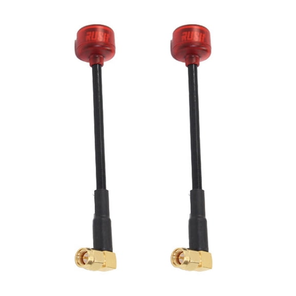 2PCS FPV 5.8G Antenna RHCP Antenna VTX VRX Antenna Long Range Antenna Connector Adapter for RC FPV Drone Goggles B
