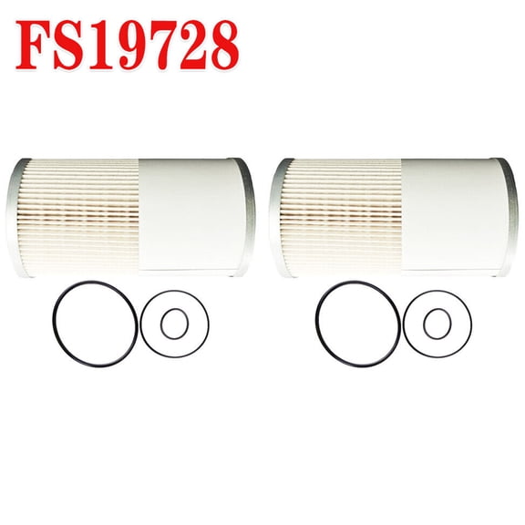 2PCS FS19728 Fuel Filter with Water Separator For Cummins Free & Fast Shipping