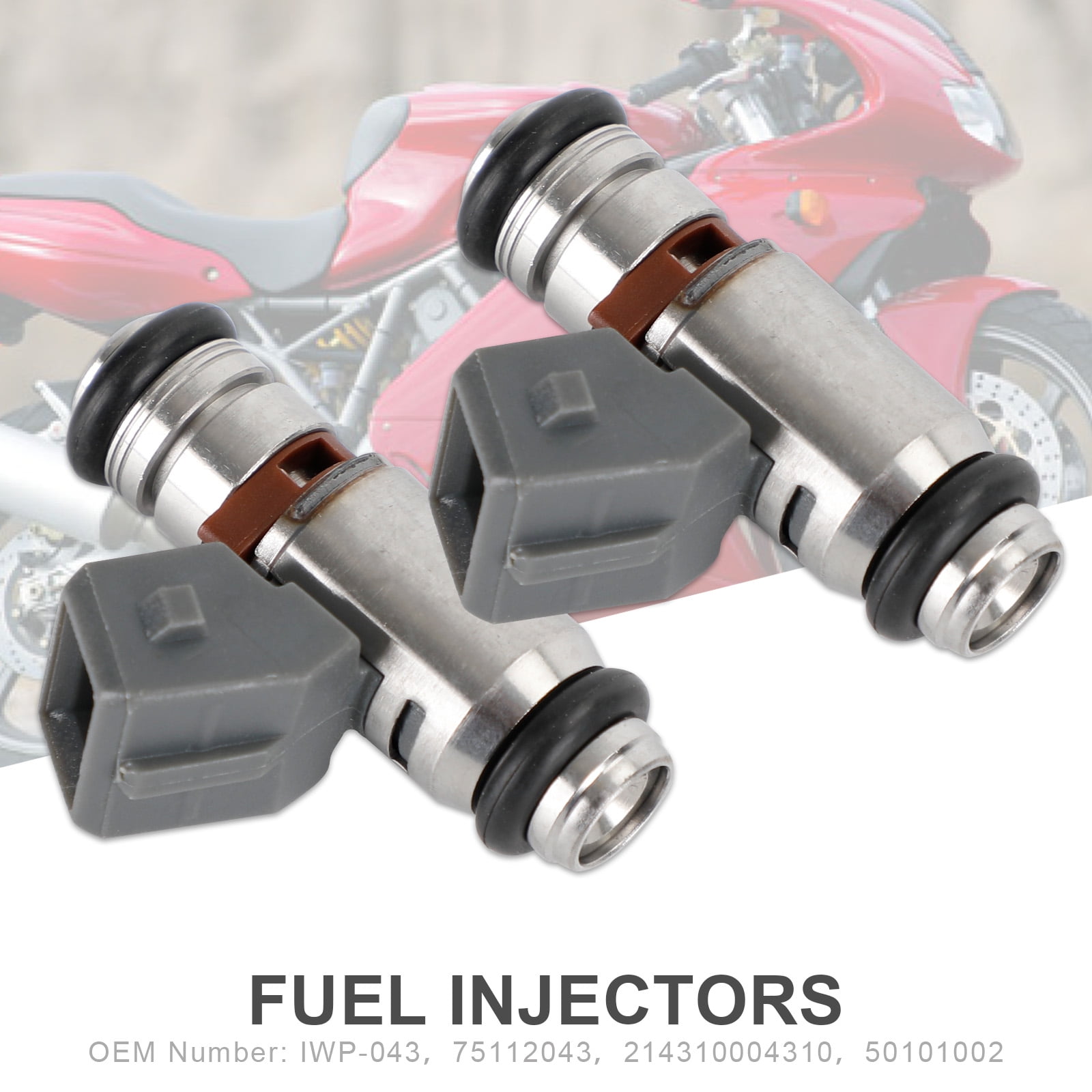 2PCS FUEL INJECTOR IWP043 FOR DUCATI MOTORCYCLES Supersport MH900