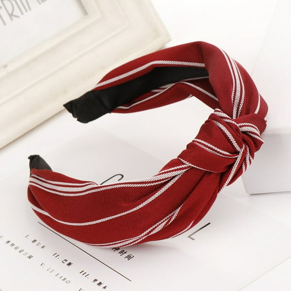 2PCS Fashion Bow Knot Hairband Women Hair Head Hoop Simple Sweet Girls Headband