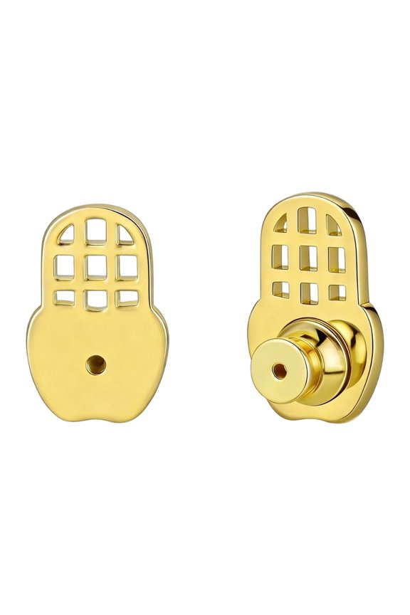 2PCS Fashionable Earring Support Backs Ideal For Droopy Earlobes Keeps Heavy Earrings In Place Without Irritation