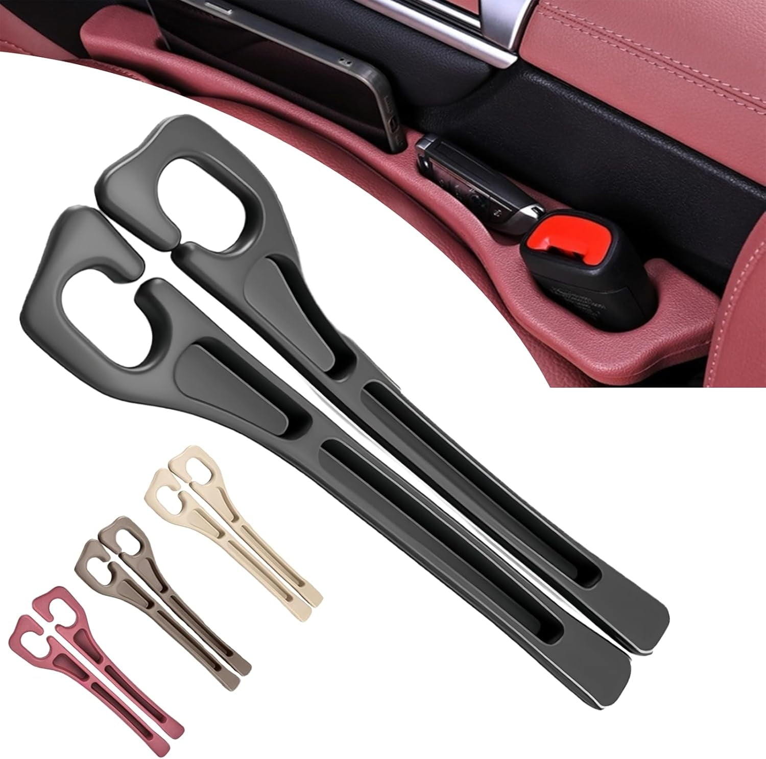 2PCS Filler Organizer, No Drop Seat Guard for Cars & SUVs, Automotive ...