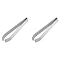thumbnail image 1 of 2PCS-Fish Bone Tweezers, Stainless Steel Flat and Slant Tweezers Pliers Remover Tool, 1 of 5