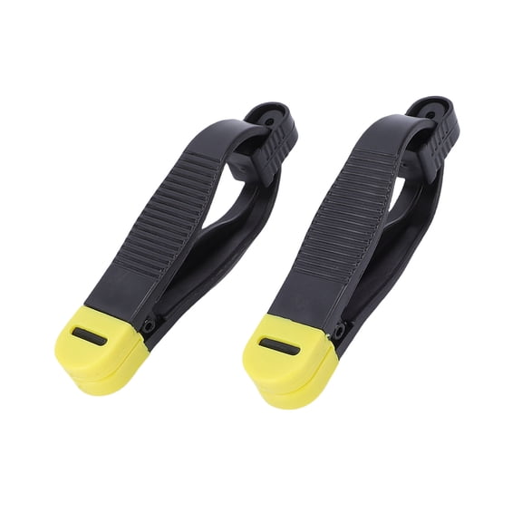 2PCS Fishing Line Release Clip, Abrasion Proof Snap Release Clips for Trolling Offshore Fishing, Black
