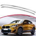 thumbnail image 1 of 2PCS Fit For BMW X2 F39 2018-2023 Car Roof Rack Accessories Roof Rail Luggage Rack Carrier Black Alloy, 1 of 9
