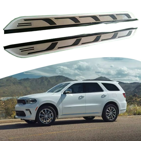 2PCS Fixed Running Boards Fits for Dodge Durango 2018-2025 Side Step Pedals with brackets
