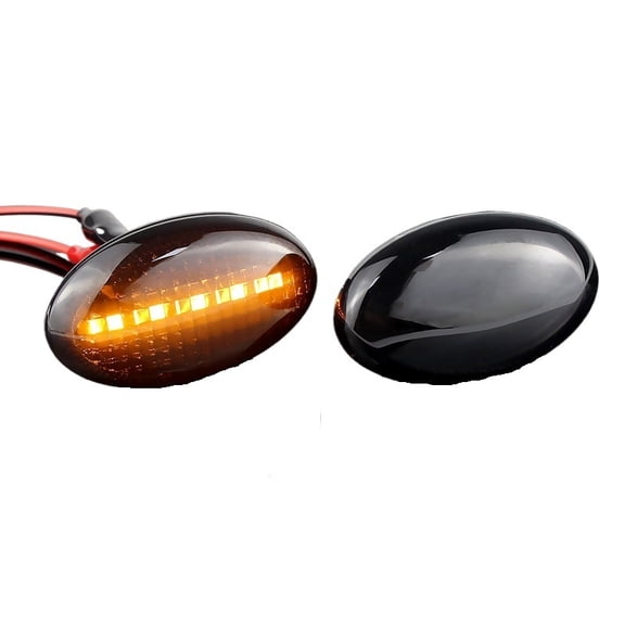 2PCS Flashing Lamp Dynamic LED Turn Signal Side Marker Light For Subaru Liberty 2000-2003 Impreza WRX STI GDA 2002-2007