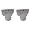 thumbnail image 1 of 2PCS Flat Window AC Hose Adapter Portable Air Conditioner Exhaust Vent Kit for Home Ventilation System Climate Control PlantingTent Dryer Vent Accessories,for Mobile Air Conditioner Dryer Vent, 1 of 8