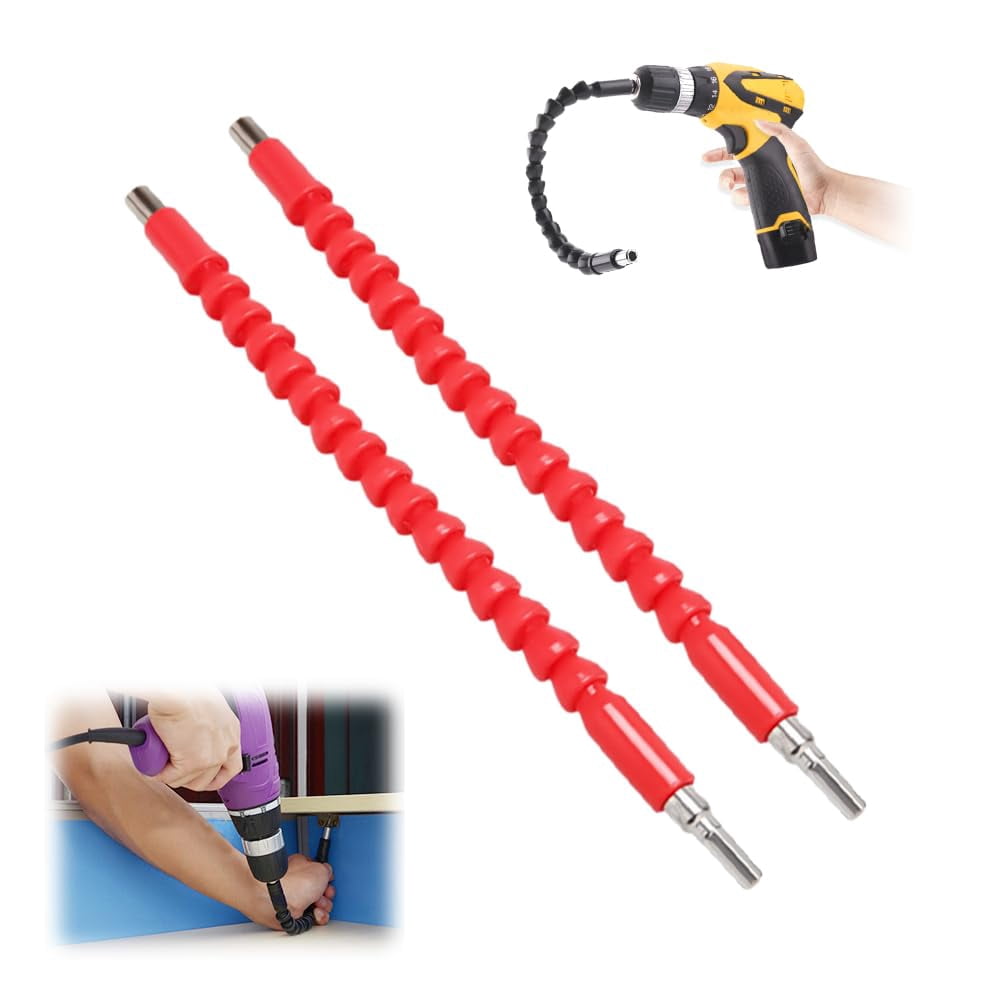 Flexible Sleeve Screwdriver – Bendable Extension For Hose Clamps & Hard-to-Reach Spots (1/4 Inch Drive)