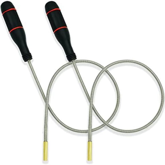2PCS Flexible Magnetic Pickup Tool, 23.6inch Long Bend-It Magnet Snake Pickup, Bendable 2LB
