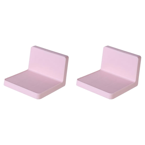 2PCS Floating Shelf Wall Hanging Shelf No Punching Floating Shelf White Ledges with Self Hanging Rack Suitable for Living Room Kitchen and Bathroom Home Decor