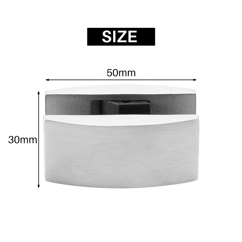 2PCS Floor Guide Glass Sliding Door Stainless Steel Floor Guide for