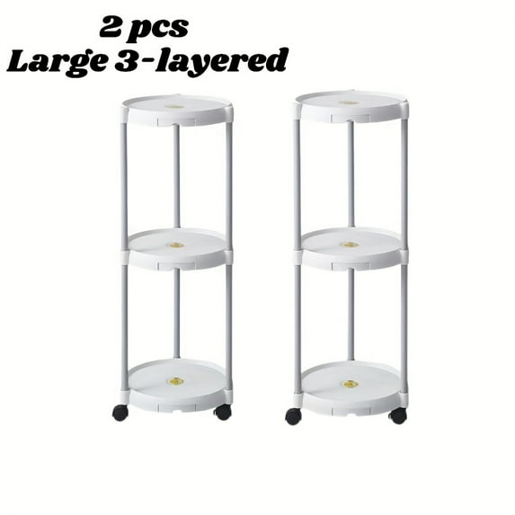 2PCS Flower Stands, 2-layer/3-layer Potted Plant Stand Indoor&outdoor, High Multi-layer Plant Stand, Perfect For Indoor/Outdoor Garden Planters & Pots
