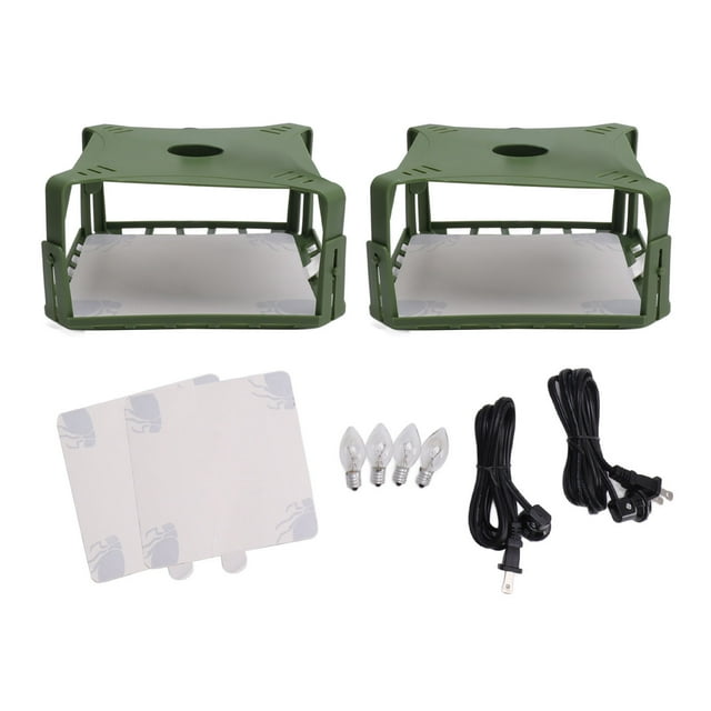 2PCS Fly Light Trap Physical Capture Pet and Child Friendly Electric