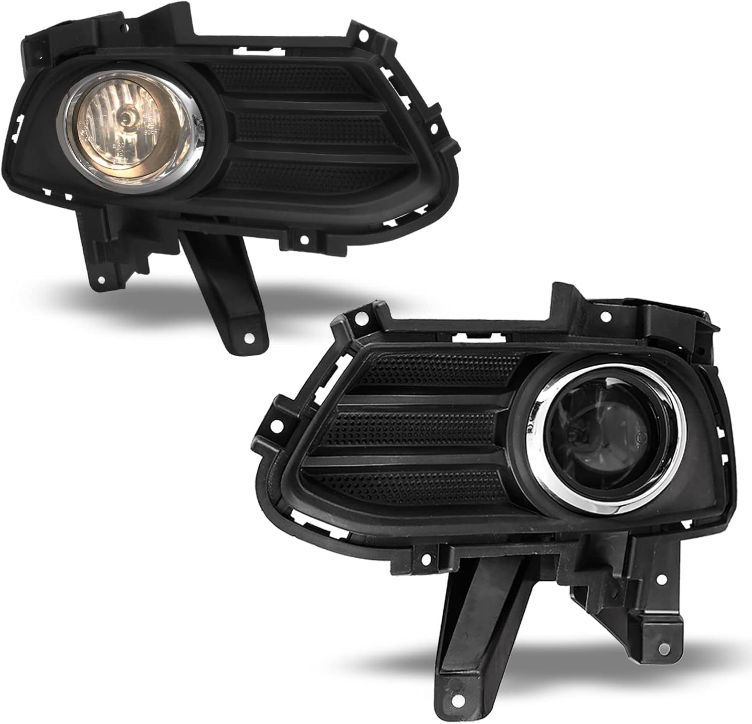 2PCS Fog Lights Assembly for 2013 2014 2015 2016 Ford Fusion,Smoked Lens