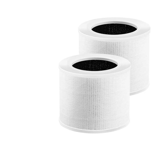 2PCS For LEVOIT Core Mini Air Purifier Replacement Filter, 3-in-1, High-Efficiency Activated Carbon