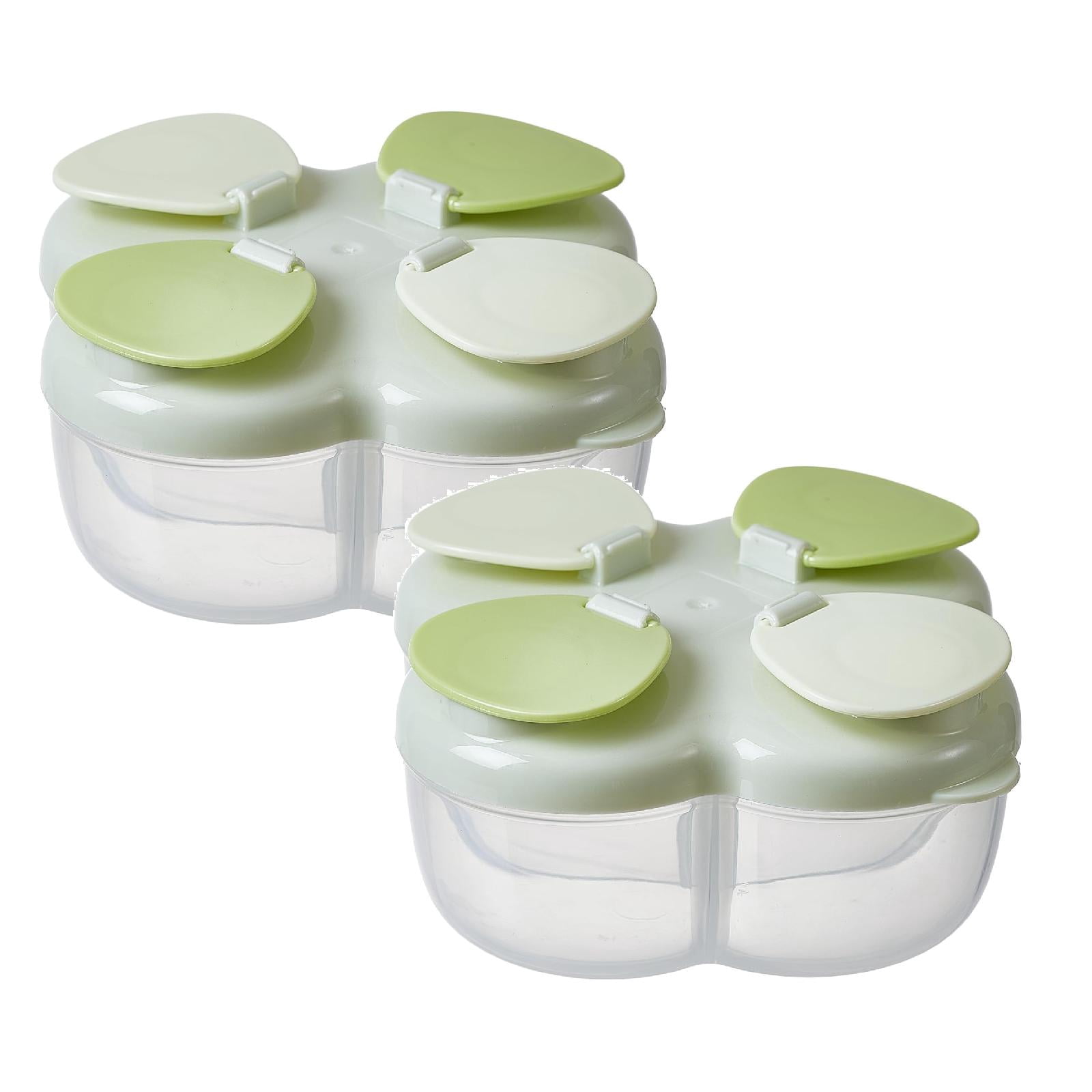 2PCS Formula Dispenser No-Spill with Four Compartment - Clearance ...