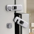 2PCS Fridge Lock，Refrigerator Lock For Kids，Childproofing Freezer Door