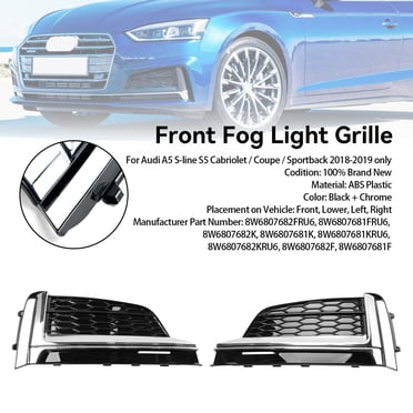 FRONT BUMPER LOWER Grille Fog Light Side Grill For VW Golf MK5 GTI 2005