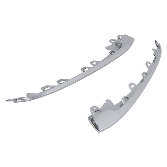 2PCS Front Bumper Lip Trim Molding A2228857700 A2228857700 A2228857800 Compatible with Mercedes-Benz W222 S-Class S450 S450L S560 S560L 2018 2019 2020,Chrome