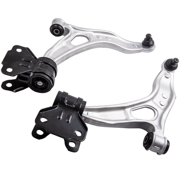 2PCS Front Lower Control Arms w/ Ball Joints for Ford C-Max 2013-2018 & Focus 2012-2018 - K622753, K622788, BV6Z3079F, Powder Coated Suspension Parts