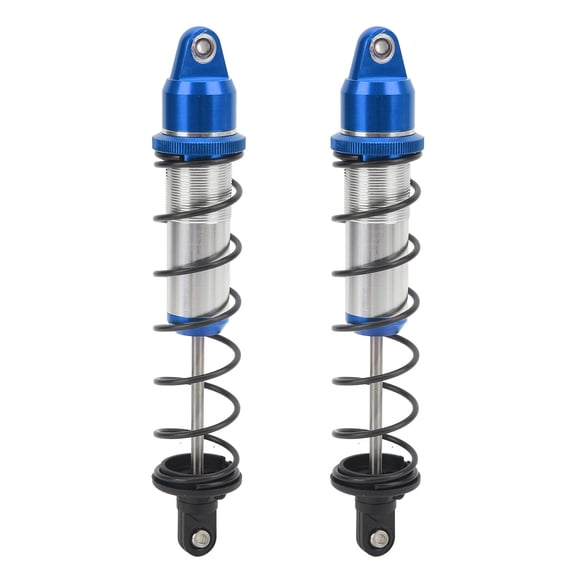 2PCS Front Rear Shocks Absorber Shock Absorption Improve Stability 190mm Front Rear Damper for 1/5 Car Dark Blue