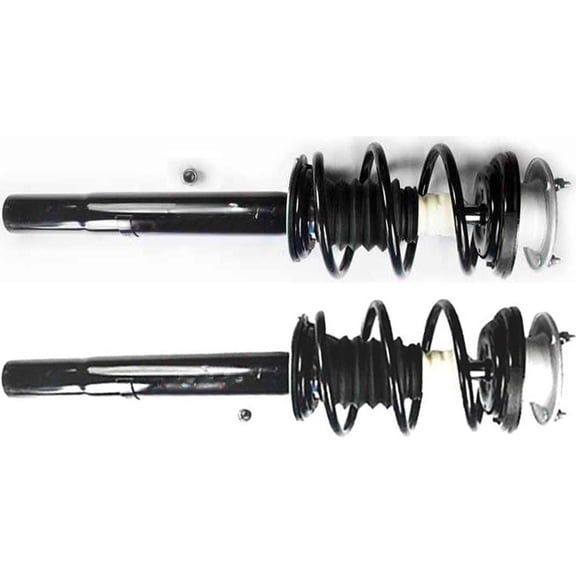 2PCS Front Struts Complete Assembly Suspension Strut and Coil Spring Assembly for BMW 528i 2.8L RWD 1997 1998 1999 2000, for BMW 525i 2.5L RWD 2001 2002 2003, for BMW 530i 3.0L RWD 2001 2002 2003