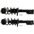 2PCS Front Struts Complete Assembly Suspension Strut and Coil Spring ...