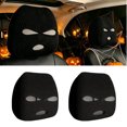 thumbnail image 1 of 2PCS Funny Car Headrest Cover, Personalized Headrest Covers for Car, Breathable Car Seat Headrest Cover， Automotive Interior Holiday Decor, Universal Car Interior Accessory for Daily Halloween Decor, 1 of 9