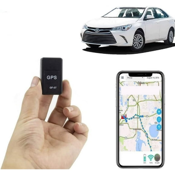 2PCS GPS Tracker for Vehicles, Mini Magnetic GPS Real Time Car Locator, Full USA Coverage, No Monthly Fee, Long Standby GSM SIM GPS Tracker, Black