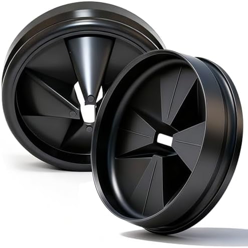 2PCS Garbage Disposal Splash Guards, 3 3/8" Upgraded Noise-Reducing Nitrile Collar Drain Plug, Sink Baffle QCB-AM Replacement for InSinkErator Evolution Series, Black$$Tools & Hardware Other