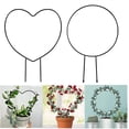 thumbnail image 1 of Dalrosia 2PCS Garden Trellis for Climbing Plants- Rust Free Vine Plant Metal Support Wire with Black Coating Decorative Potted Plants Climbing Holder Rack for Garden Stem Stalks Vines, 1 of 6