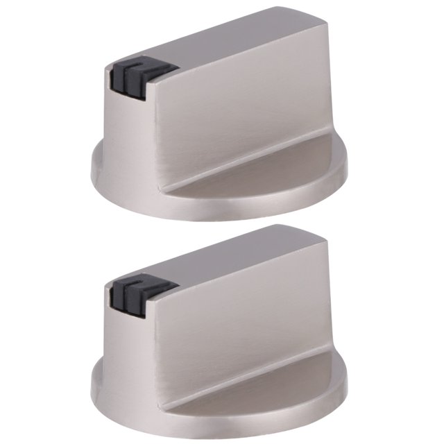 2PCS Gas Stove OnOff Knob Cooker Metal Button Ignition Button for Home