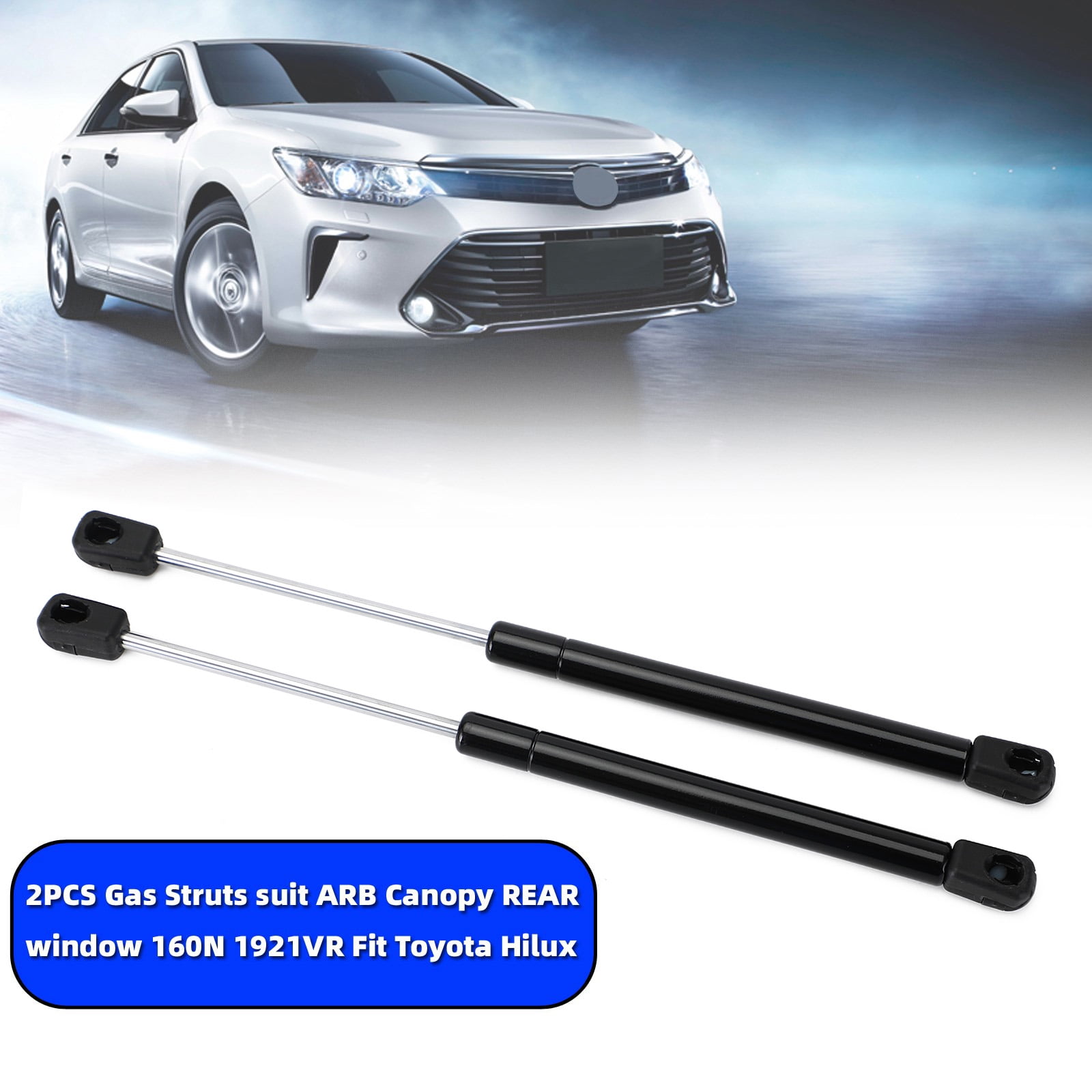 2PCS Gas Struts suit ARB Canopy REAR window 160N 1921VR Fit for Toyota