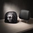 thumbnail image 1 of 2PCS Ghost Face Headrest Covers, Scary Face Printing Auto Seat Universal Elastic Models Headrest Protector Cover Funny Decoration for Car Interior Vehicle Truck SUV, Halloween Car Accessories, 1 of 6
