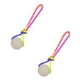 thumbnail image 1 of 2PCS Glow in The Dark Dog Toys, Light Up Dog Toys with Rope Rubber Glow BallsToy for Small Large Medium Dogs, 1 of 6
