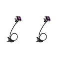 thumbnail image 1 of 2PCS Gooseneck Cell Phone Holder Flexible for Desk Long Arm Mobile Phone Stand with Clip for Headboard & Bedside | Flexible Phone Stand Lazy Bracket Mount Clamp 75cm Home Decor, 1 of 5