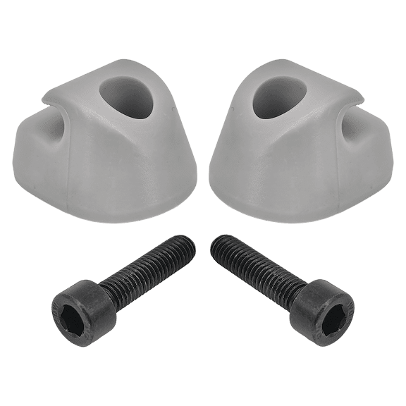 2PCS Gray Sun Visor Clip For Kenworth Peterbilt Interior S16-1023-661 F01377-2