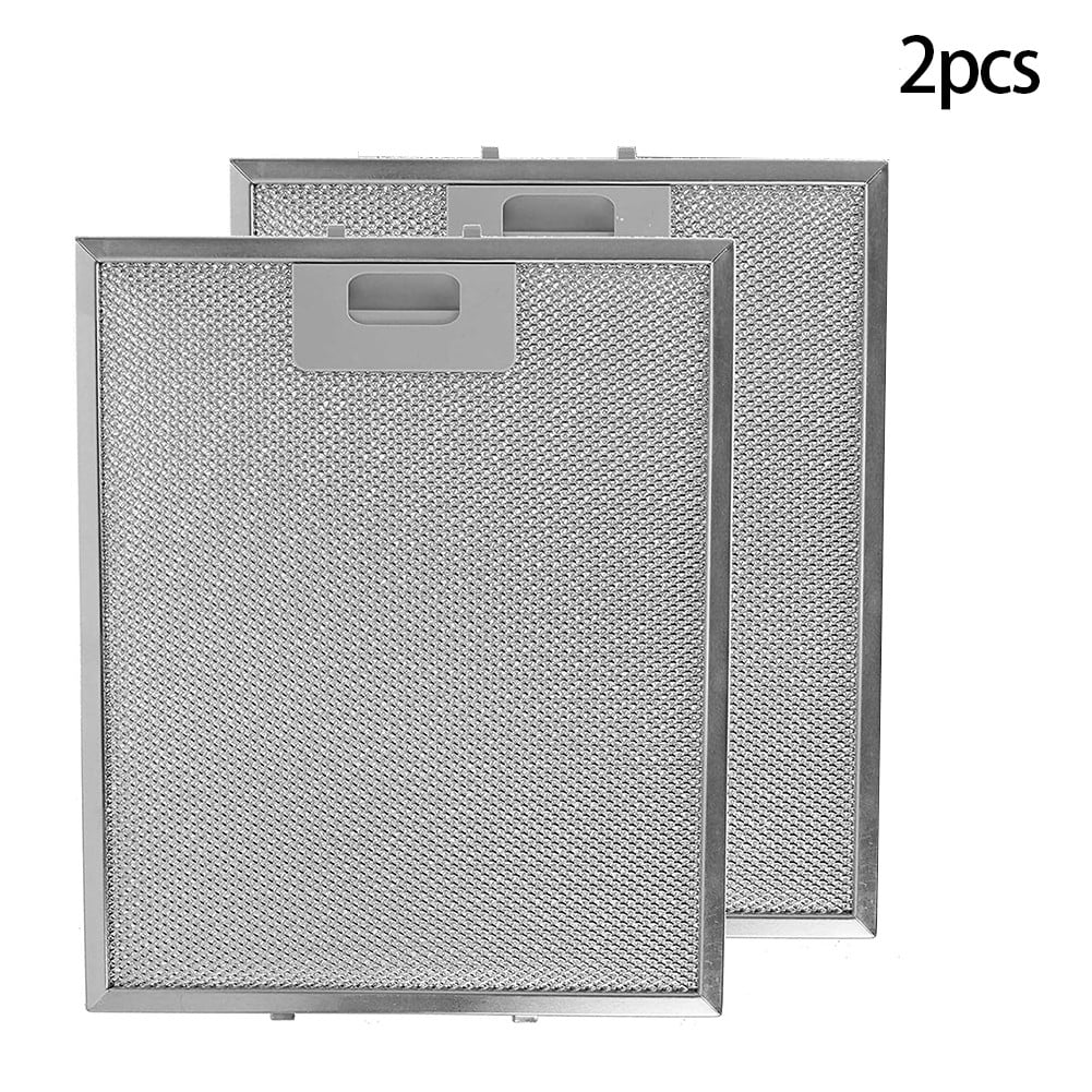 2PCS Grease Filters For RANGEMASTER Cooker Hood Metal 300 x 250mm Silver Filter