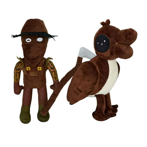 2PCS The Great Outdoors Plush - Doors Outdoors Plush 11" Doors Outdoors Stuffed Animals, Doors Outdoors Plush Toys Doors Outdoors Stuffed Toys Figure Pillow for Room Decor for Horror Game Fans