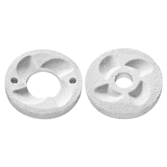 2PCS Grinding Sheets for Electric Grain Mill Grinder Marble Dry Wet Grinding Discs Replacement Plates Compatible with GM002 Corn Spice Mill