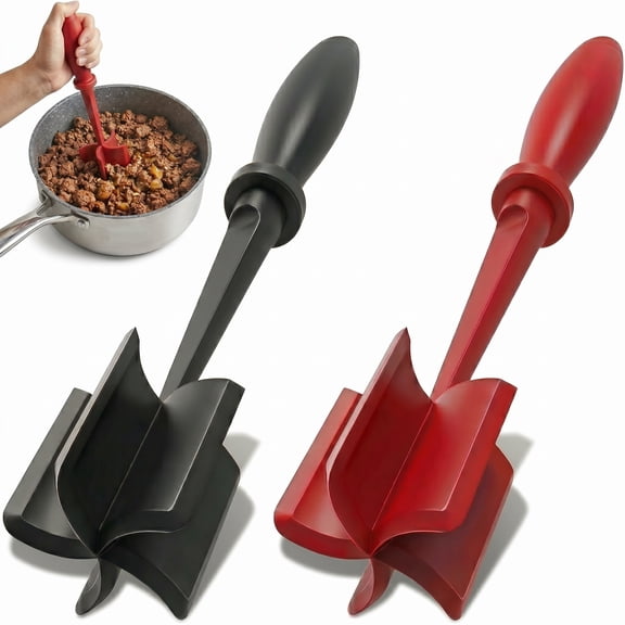 2PCS Ground Beef Chopper Tool, Meat Masher, Hamburger Smasher Tool, Meat Chopper, Send Goods from Local Warehouse