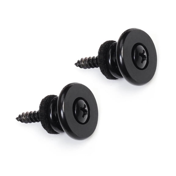 2PCS Guitar Strap Security Locks Strap Buttons Guitar Hardware Guitar Strap Locks Guitar Pins for Electric Guitars Bass