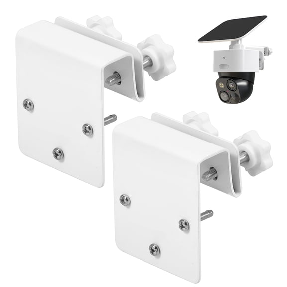 2PCS Gutter Cameras Mount Security Camera Bracket for S340 for E30 and Compatible with 4G LTE Cam S330 Weatherproof