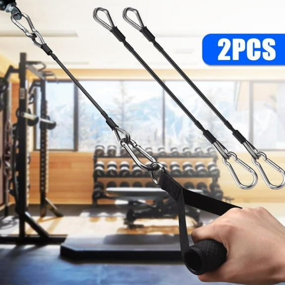 2PCS Gym Cable Extension Fitness Extension Rope Compatible with Gym Accessories