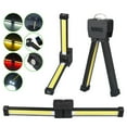thumbnail image 1 of 1PCS Gym Posing Lamp with 7-Speed Dimming, 180ÃÂ° Foldable USB Rechargeable LED Work Light with Base & Hook, Portable Camping Light & Phone Charger, Black Worklight Flashlight Set, 1 of 9