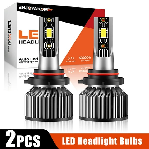 2PCS HB3 9005 LED Bulbs For Oldsmobile Bravada 1996-2004 12000LM 6000K Brighter White Car Lamp, 9005 LED Headlight Bulbs High Beam Replace