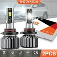 thumbnail image 1 of 2PCS HB3 9005 LED Bulbs For Oldsmobile Cutlass Calais 1990 1991 12000LM 6000K Brighter White Car Lamp, 9005 LED Headlight Bulbs High Beam Replace, 1 of 15